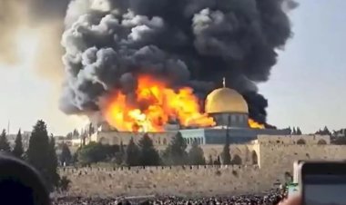 Siyonist çeteler, sahte video ile Mescid-i Aksa'yı yakma tehdidinde bulundu