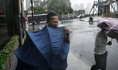 Şanghay, son 75 yılda en şiddetli tayfunun etkisinde