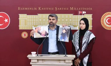 HÜDA PAR Milletvekili Dinç, TBMM’de Gazzeli Rim ile birlikte açıklama yaptı