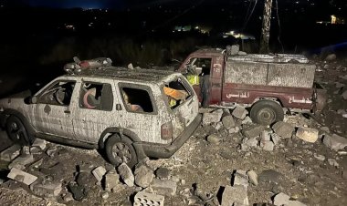 Katil İsrail sağlık görevlilerini vurdu: 5 şehid