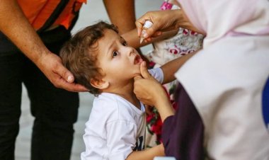 Gazze'de çocuk felci aşısının ikinci turu başladı