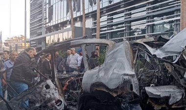 İsrail, Şam'da bir aracı bombaladı. 2 ölü 3 yaralı