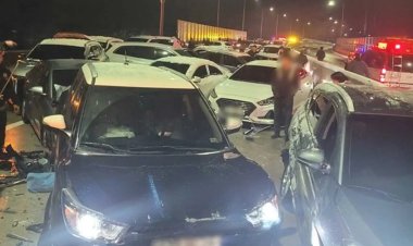 Güney Kore'de 53 araç kazaya karıştı