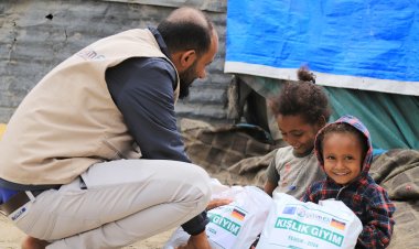 Avrupa Yetim Eli'nden Yemen'de kışlık giyim yardımı