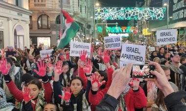 İspanya'nın 41 kentinde 'Gazze'de soykırımı durdurun' gösterisi düzenlendi