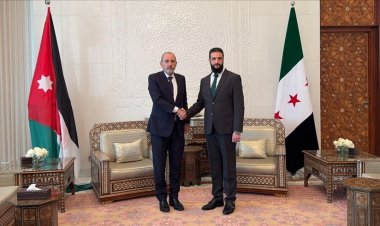 Ürdün Dışişleri Bakanı Safedi, Ahmed El Şara ile  görüştü