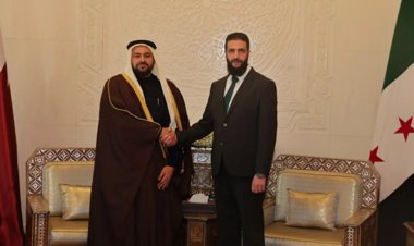 Katar heyeti, Suriye yönetiminin lideri El Şara ile görüştü