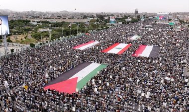 Yemen'in birçok vilayetinde 'Gazze için' kitlesel gösteriler devam ediyor