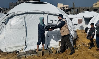 Mazlum Filistinlilerden çadır ve yardım çağrısı