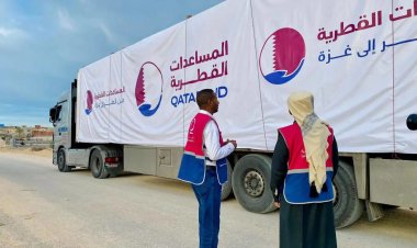 Katar'ın insani yardım paketi Gazze'ye ulaştı