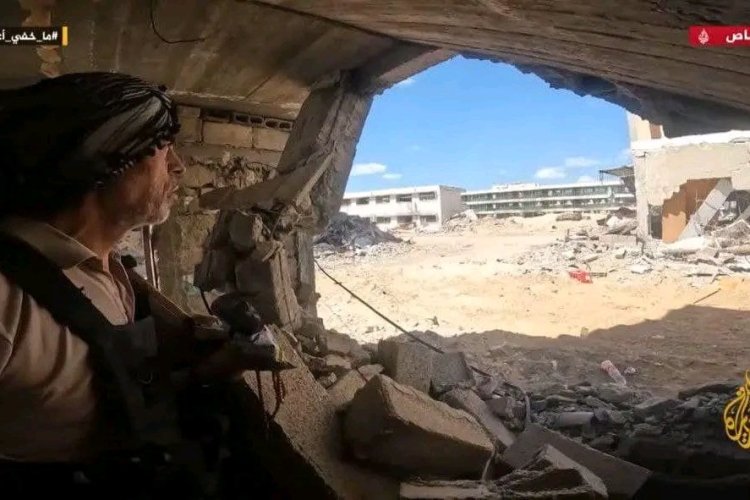 Şehid Yahya Sinvar'ın cihad meydanındaki görüntüleri yayınlandı