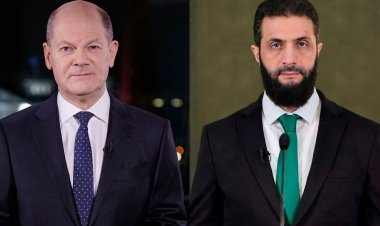 Almanya Başbakanı Scholz, Suriye Lideri Ahmed Şara ile görüştü