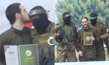 Üç işgalci esir, El-Kassam mücahidlerini alnından öptüler