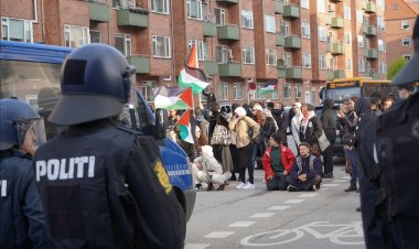 Danimarka'da Filistin destekçilerine polis saldırdı
