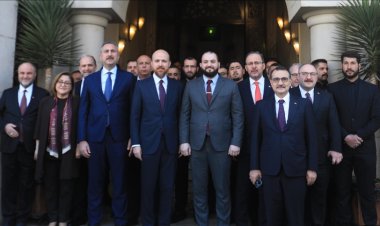 Bilal Erdoğan ve beraberindeki Türkiye heyetinden Şam'a ziyaret