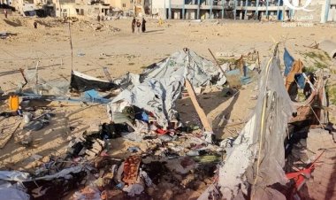 Soykırımcı İsrail, göç eden Filistinlilerin sığındığı çadıra saldırdı: 5 şehit, 13 yaralı