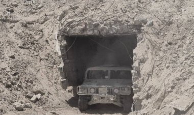 Soykırımcı İsrail ordusu ateşkesi önlemek için su kanalını "Gazze'de silah tüneli" diye gösterdi