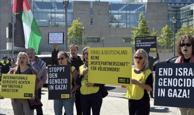 Berlin'de İsrail Cumhurbaşkanı Herzog'un ziyareti protesto edildi