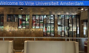 Hollanda üniversiteleri Filistin ve Gazze için ayakta