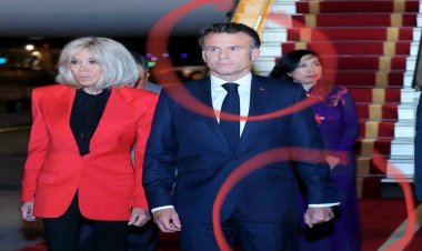 Brigitte Macron’un el ittirdiği an sosyal medyada viral oldu, Elysee sessiz