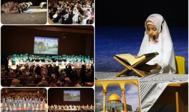 Diyarbakır'da çocukların "Kudüs Bizimdir" temalı mezuniyet töreni göz kamaştırdı