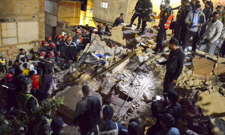 Fas'ta bina çöktü: 9 ölü, 7 yaralı