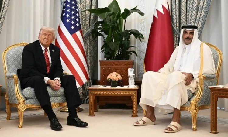 ABD Başkanı Trump Katar'da