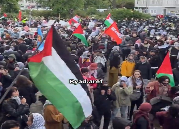 Berlin’in kalbinde binler, Nekbe'nin yıl dönümünde Gazze ile dayanışma için toplandı
