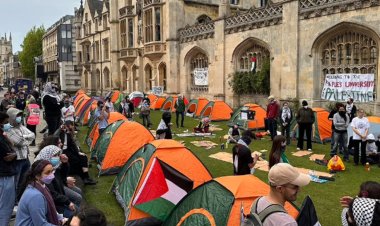 Cambridge öğrencileri, siyonist rejimle ilişkilerin kesilmesi için eylem başlattı