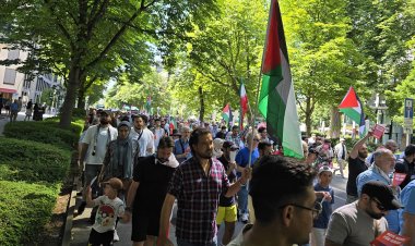 Önce Gazze, şimdi İran: Frankfurt’ta siyonist rejimin saldırıları protesto edildi