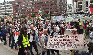 İsveç’te Gazze soykırımına karşı protesto: “İsrail’e silah satışı dursun, boykot başlasın”