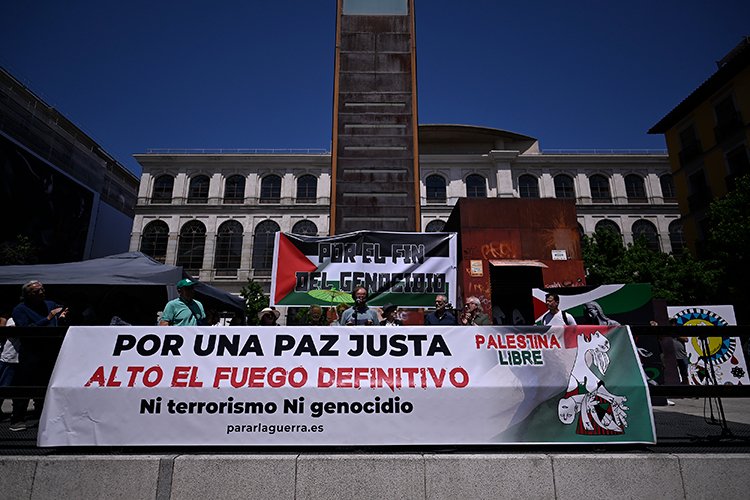İspanya'da 125 kentte Filistin'e destek gösterileri düzenlendi
