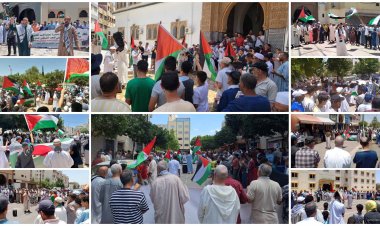 Fas’ta 83. “Aksa Tufanı Cuması” eylemleri: “Sessizliğiniz bizi öldürüyor”