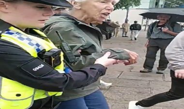 Londra'da çoğu yaşlı 55 kişi gözaltında: Filistin'e destek gösterisi "terör" sayıldı