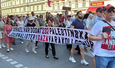 İsveç’te Gazze için öfke yürüyüşü: “Soykırıma sessiz kalma, İsrail’i boykot et!”