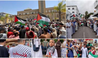 Fas halkı Gazze için bir kez daha sokaklarda: "Açlığa, kuşatmaya ve normalleşmeye hayır!"