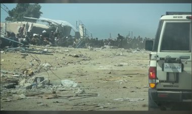 BM'nin paylaştığı görüntü Gazze'deki insani krizi gözler önüne seriyor