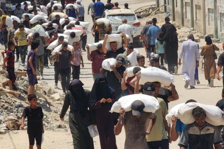 Gazze'de haftalık 500 bin çuval una ihtiyaç var