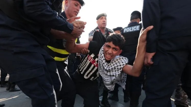 Ürdün'de Gazze'ye destek susturuluyor, açlıktan ölen Gazzeliler için konuşanlar gözaltında