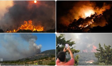 Yüksek sıcaklıkların etkisindeki Avrupa, orman yangınlarıyla boğuşuyor