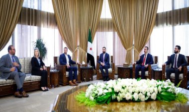 Suriye Cumhurbaşkanı Şara, ABD'li heyeti kabul etti