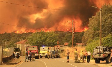 İspanya 30 ve Portekiz 6 noktadaki orman yangınlarıyla mücadeleye devam ediyor