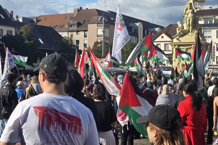 Mannheim’da Gazze için adalet yürüyüşü: “Sessizlik suç ortaklığıdır!”