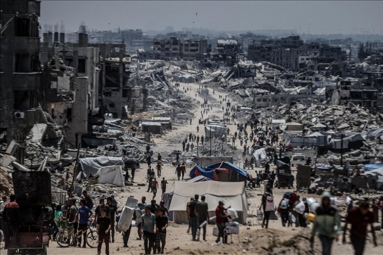 Katil İsrail'in Gazze'nin işgali karanına dünyadan tepkiler