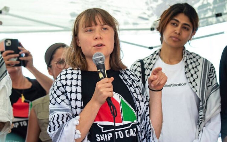 Greta Thunberg’den Gazze ablukasına karşı dev filoya destek
