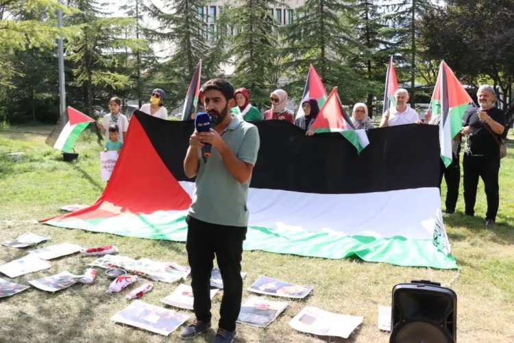 ABD Büyükelçiliği önünde 'Gazze nöbeti' 5'inci gününde