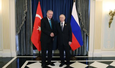 Cumhurbaşkanı Erdoğan, Çin'de Putin ile görüştü