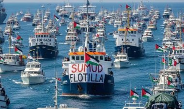 Gazze halkından 'Asrın Kervanı'na büyük destek