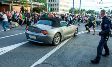 Lozan’da Filistin’e destek gösterisine araçla saldırı: Soruşturma başlatıldı