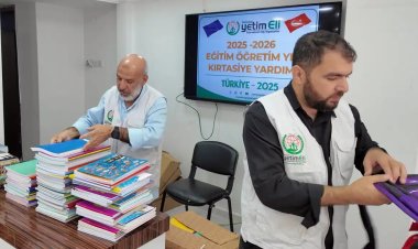 Avrupa Yetimeli'nden öğrencilere kırtasiye desteği